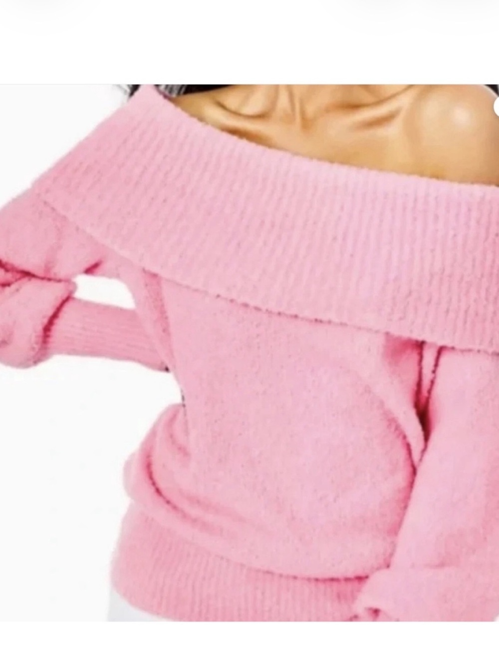 Lilly Pulitzer Pink Off-the-Shoulder Sweater